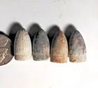 4 .44 Civil War Relic U.S. Watervliet Colt Dragoon bullets, about perfect $21.00