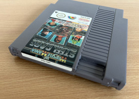 WWF Wrestlemania Steelcage Challenge gioco Nintendo NES con manuale PAL