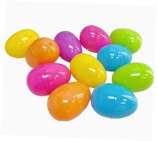 Plastic Bright Easter Egg Assortment 50 Pcs Perfect for Easter Egg