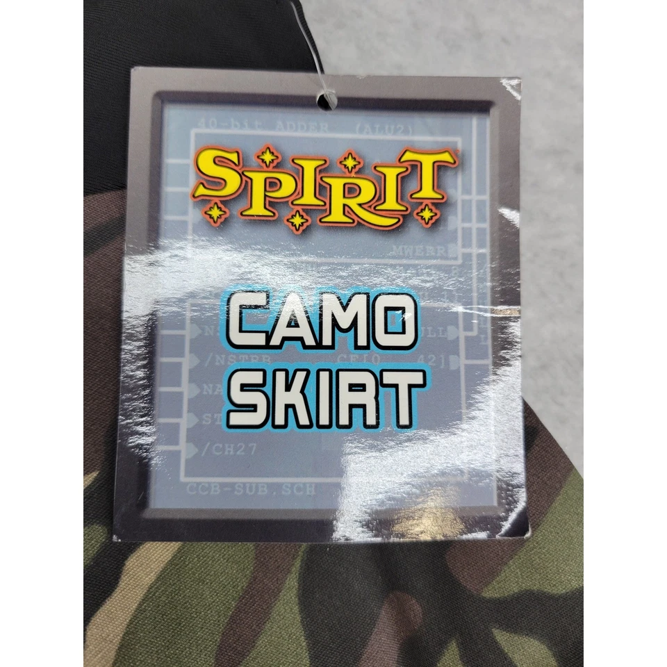 Spirit Halloween Falda Camuflada Mediana Negra Cintura Disfraz Juegos con disfraces Foto 2 de 4