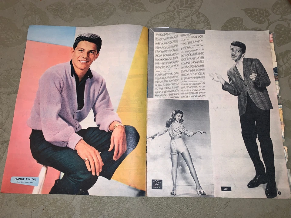 CINÉ MUSIC MAGAZINE N° 4 HALLYDAY DISTEL ANKA P BOONE F AVALON Z JEANMAIRE - Photo 4/4