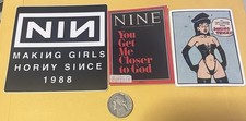 Nine Inch Nails NIN decal stickers (3) Limited Edition Pack