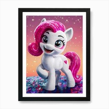 Little Pony Art Print Framed Wall Art Poster Canvas Print Picture