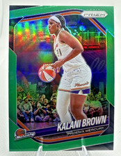 Kalani Brown 2025 Panini Prizm WNBA Green Prizm #55 Mercury