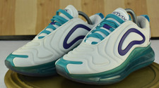 Nike Air Max 720 Women Shoes Size 6.5 White Spirit Teal Sneakers AR9293-100