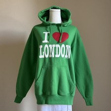 I London hoodie in green