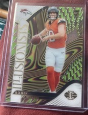 2024 Panini Illusions - Bo Nix - Emerald Parallel Illusionists SSP #4 RC
