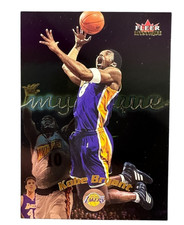 2000-01 Fleer Mystique Gold Lettering and Emblem KOBE BRYANT #30 HOF SP
