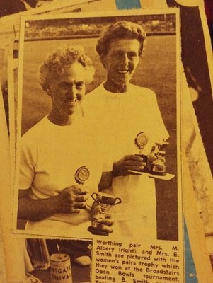 Sk252 Ephemera 1969 Bild Broadstairs Schalen Mrs M Albery E Smith 