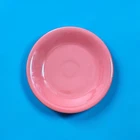 Homer Laughlin 7.25 Inch Fiesta Flamingo Pink Salad Plate - Retired Color- 2013