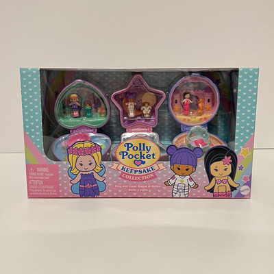 Polly Pocket Keepsake Collection Rings 3PK GIFT SET NEW RELEASE
