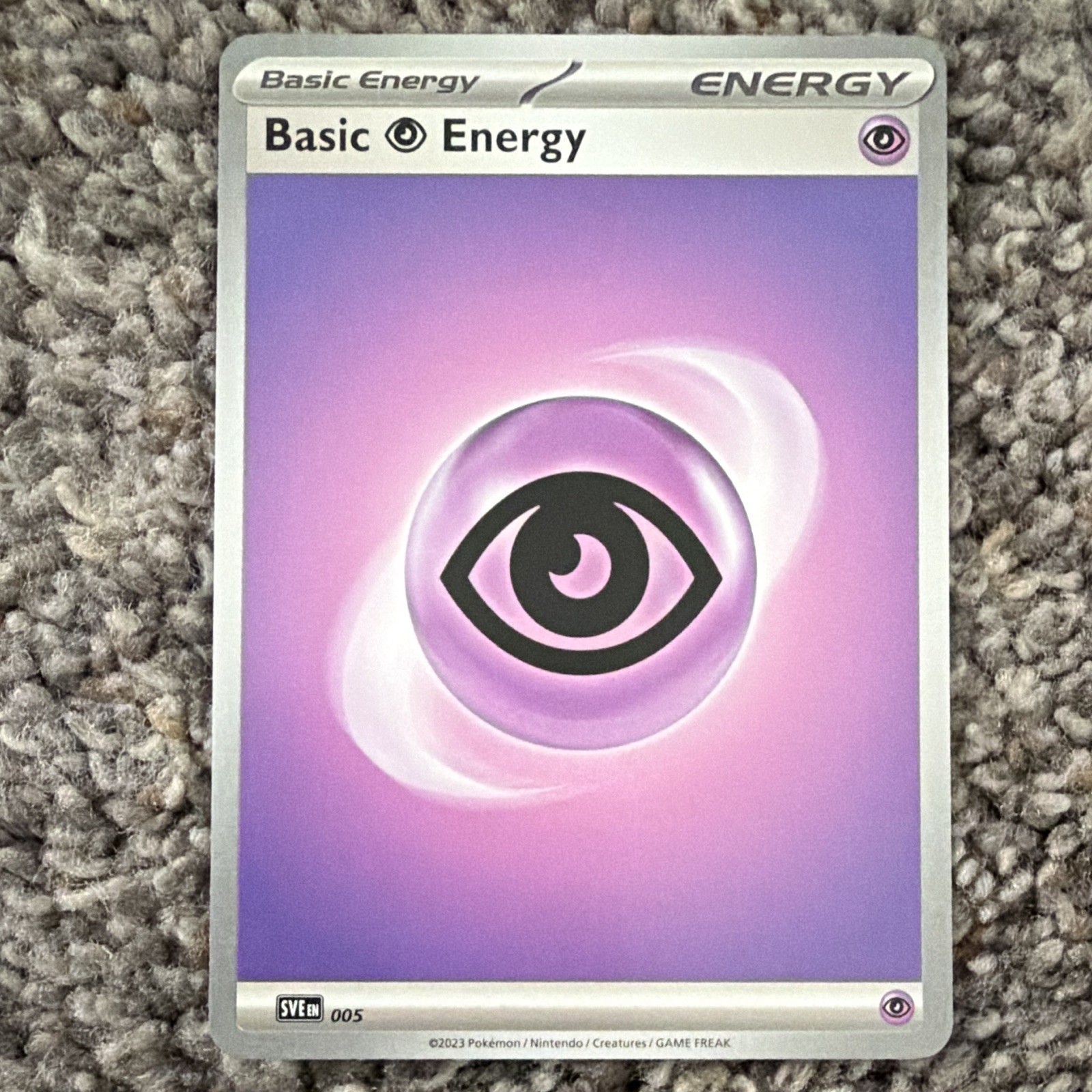 Basic Psychic Energy 005 Sve: Scarlet & Violet Energies Regular