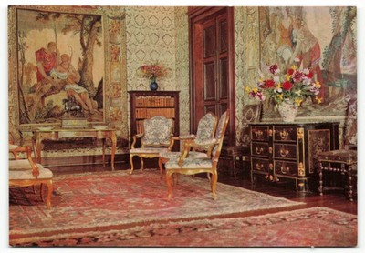 Chateau de Rixensart Le Grand Salon Interior Postcard