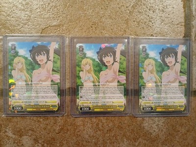 Weiss Schwarz Is it Wrong to Pick up Girls in a Dungeon Ais & Hestia Foil Lot ×3