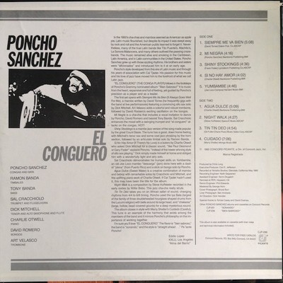 Poncho Sanchez - El Conguero (LP) (Very Good Plus (VG+))