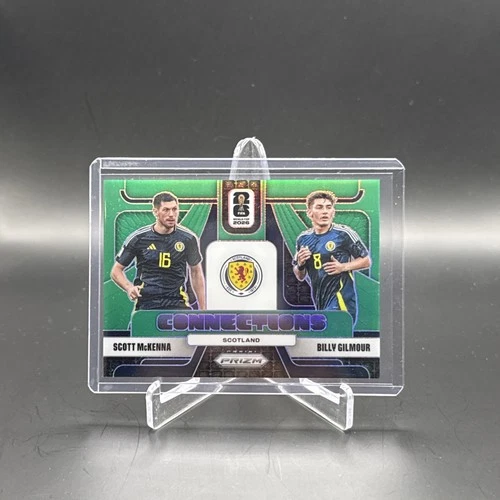 2026 Panini Prizm FIFA World Cup Scott Mckenna Billy Gilmour Connections Green/5