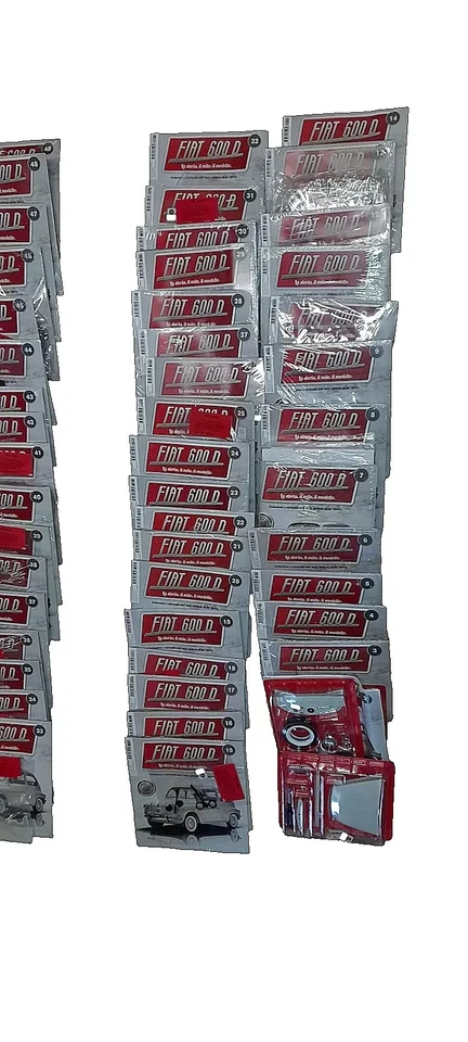 Hachette 1/8 Fiat 600 D Kit  completo 100 uscite - Immagine 2 di 4