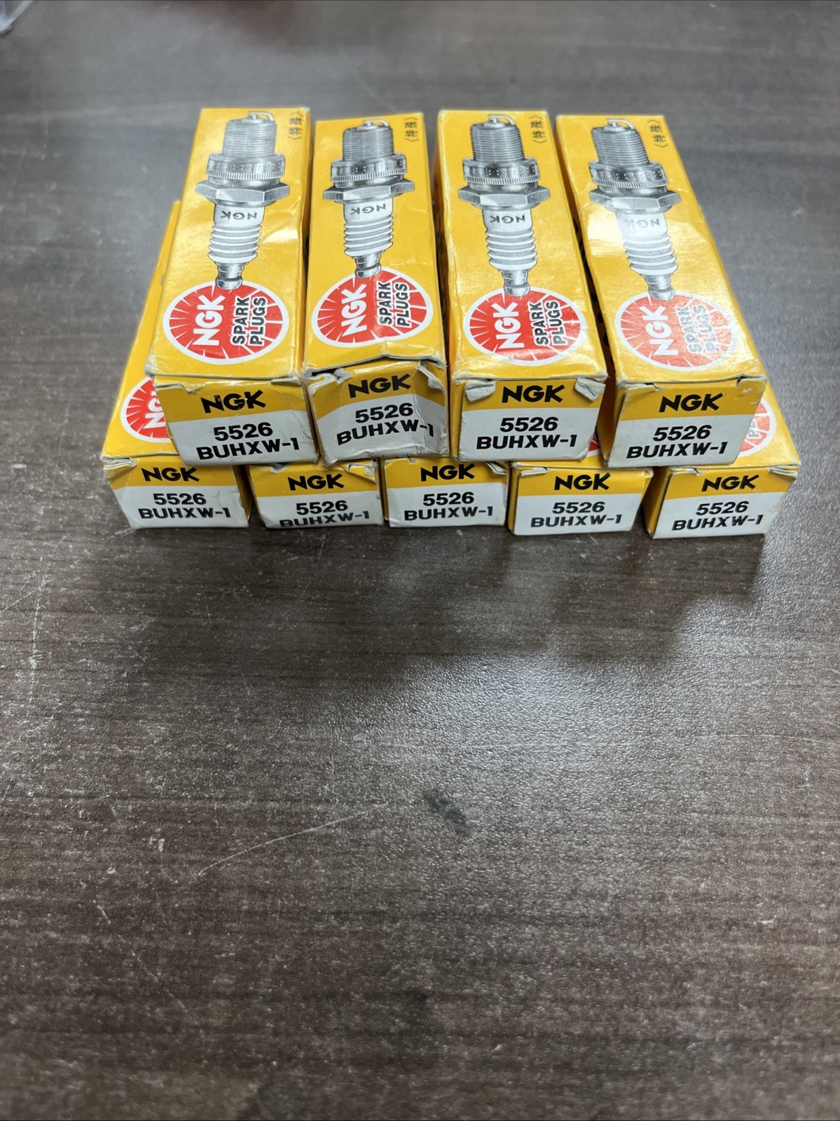 NGK BUHXW-1 Spark Plugs 5526 pack of 9