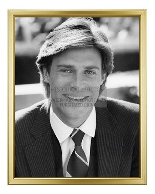 JOHN JAMES ACTOR IN TV SHOW ''DYNASTY'' 1981 PUBLICITY 8X10 GOLD FRAMED PHOTO