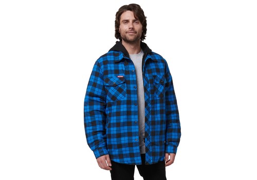Hard Yakka Heritage Quilted Flannel Hoddie Shacket Mens - WorkWearZone - Bild 1 von 22