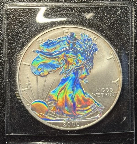 2000 American Silver Eagle .999 Fine Holographic [Read Description]