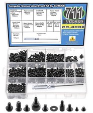 711 PCS Motherboard Standoffs Screws Kit PC Computer Replacement Fastener Set
