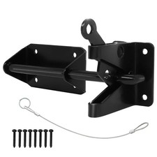 Heavy Duty Gate Latch for Wooden Fence with Cable Pull Opener