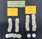 New Listing1964 Roosevelt Circulated Dimes Full Roll (50coins) $5 Face Value .900 US Silver