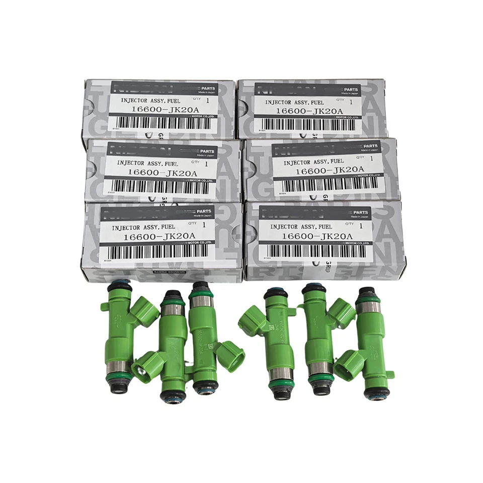6X OEM FUEL INJECTORS for 2009-2018 Nissan Murano Maxima 3.5L V6 16600-JK20A USA Foto 2 de 4