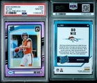 Bo Nix 2024 Donruss Optic 💎 PSA 10 GEM 💎 Preview Pink Rated Rookie RC #369