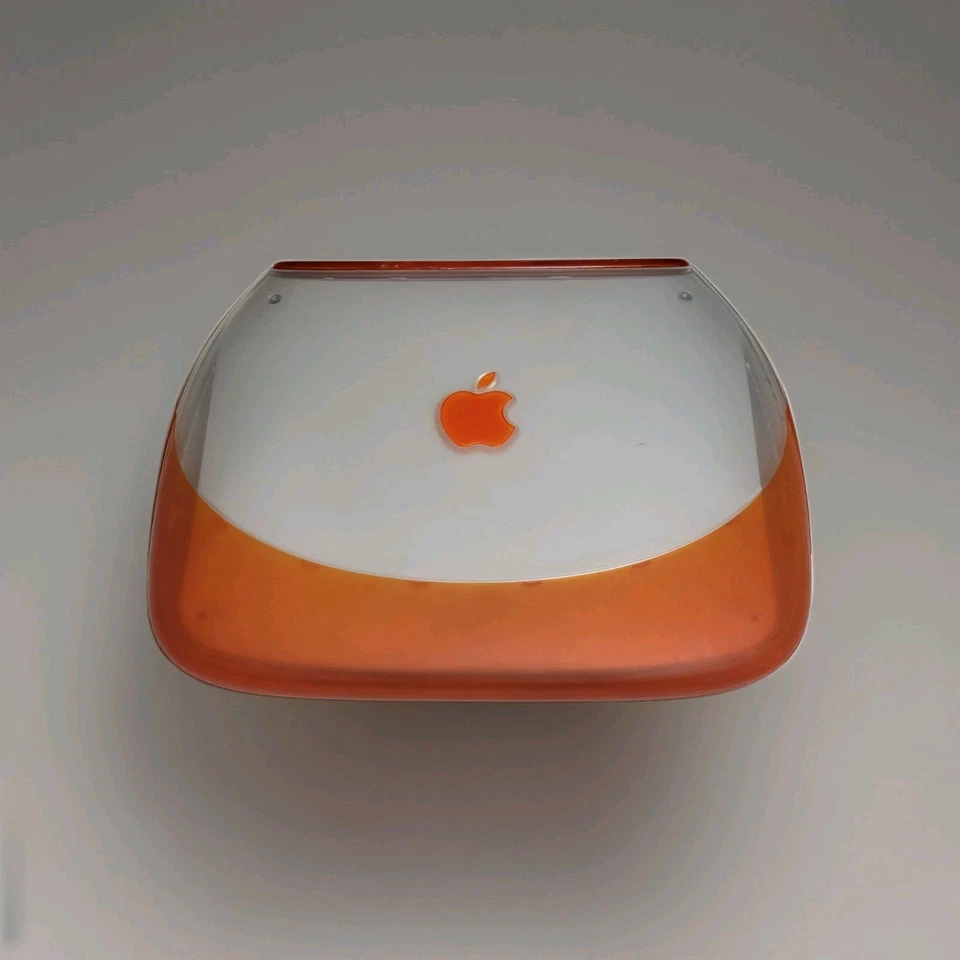 Apple iBook G3 Clamshell M2453 Orange Mac Notebook Computer Vintage It Work`s