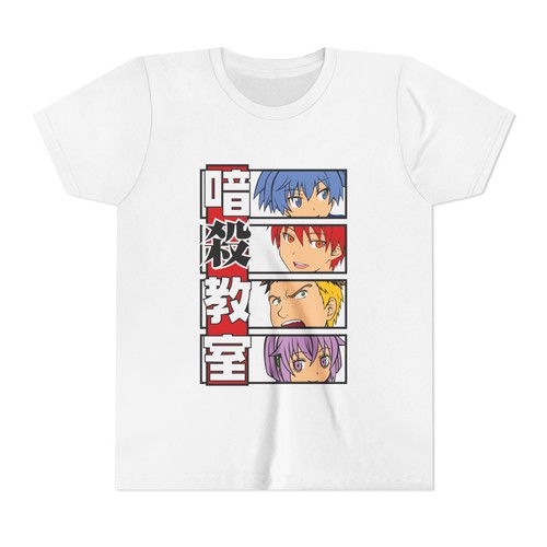 Anime Inspired Youth Tee, Cool Graphic T-Shirt for Kids, Perfect Gift - Picture 2 of 5