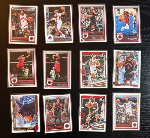 Toronto Raptors 12-Card Lot Vince Carter Scottie Barnes Brandon Ingram Siakam