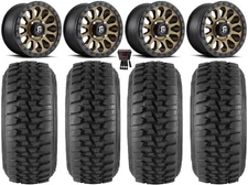 Fuel Vector BR 15" Wheels 32" Desert Series Tires Can-Am Maverick X3