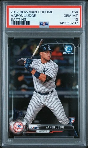Aaron Judge 2017 Bowman Chrome Aaron Judge #56 Rookie