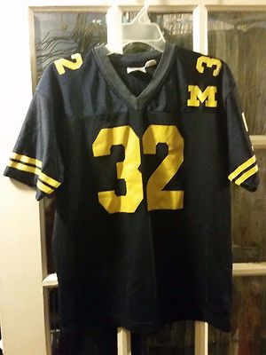 VINTAGE Michigan Wolverines Football Jersey #32 Youth L Anthony Thomas U of M