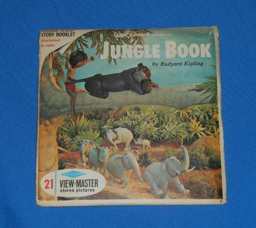vintage Walt Disney's JUNGLE BOOK VIEW-MASTER REELS packet