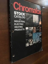 CHROMALOX Heating Heater Products Catalog Emerson Electric Asbestos Wiring 80's