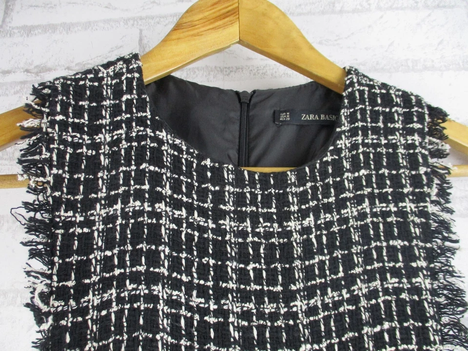 Женский игровой костюм Zara Basic черный белый клетчатый без рукавов M 10? - Изображение 2 из 4