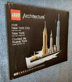 Lego New York City Architecture 21028 NYC USA Booklet  Instructions Manual Paper