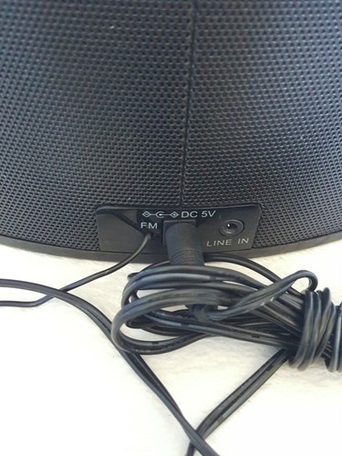 Homedics Black Alarm, FM Radio, ipod Player, Snooze Nap Big Numbers Display - Picture 7 of 7