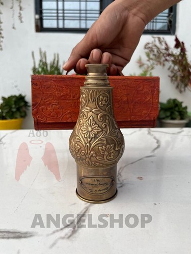 VINTAGE TELESCOPE MARINE ANTIQUE BRASS LEATHER PIRATE SPYGLASS VINTAGE - 第 7/10 張圖片
