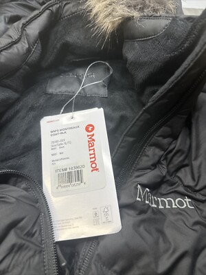 Womens Marmot Montreux Fur Trimmed 700 Down Fill Parka Jacket Coat