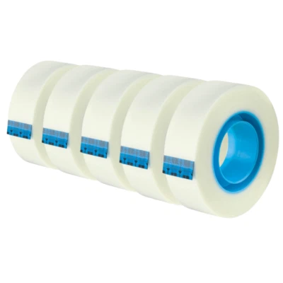 5x 3M Scotch Klebefilm Magic 811 Klebeband wieder ABLÖSBAR beschriftbar 19mmx33m