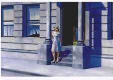 Edward HOPPER, "Summertime", cartolina, carta postale, cartolina