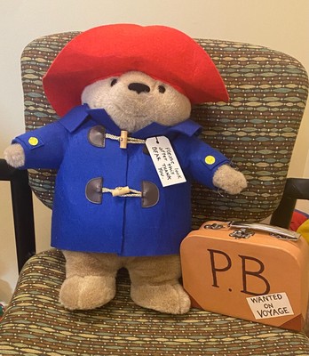 Classic Paddington Bear Soft Toy with Suitcase