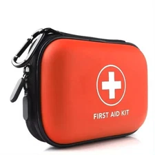 All-in-One Compact First Aid Kit with Waterproof Hard Shell Case