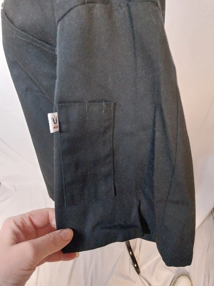 Abrigo de chef Uncommon Thread para hombre talla grande con botones MD Foto 4 de 4