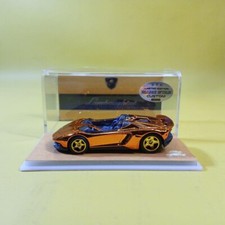 Hot Wheels LAMBORGHINI AVENTADOR J ARANCIONE CROMATO (WANGSTAR CUSTOM) VERO PILOTA