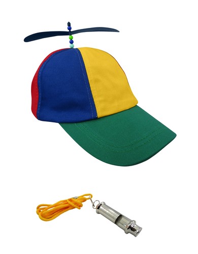 Propeller Beanie Hat And Train Whistle 